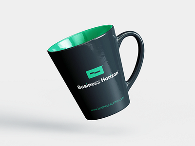 Business Horizon - Mug brand design branding corporate identity design graphic design logo logo concepts logo design logo design service logo development logo inspiration logo on mug logo trends logomark minimal mug mug design professional logo vector visual identity