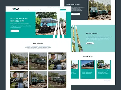 Lineas design webdesign website