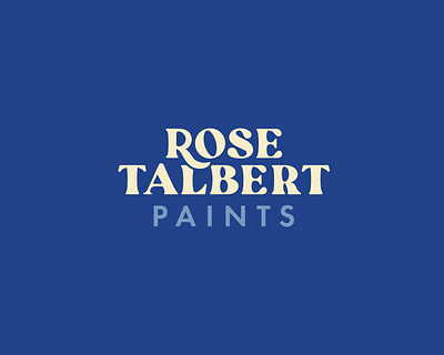 Rose Talbert Paints Branding brand branding design graphic design identity illustration logo vector