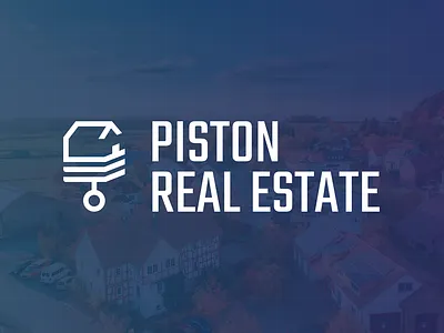 Piston Real Estate New Logo branding design graphic design logo typography