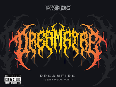 Dreamfire - Death Metal Font underground