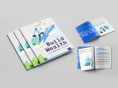 Ebook design - How to Build Wealth cover design design digital e book ebook graphic design illustrations kindle layout pdf text