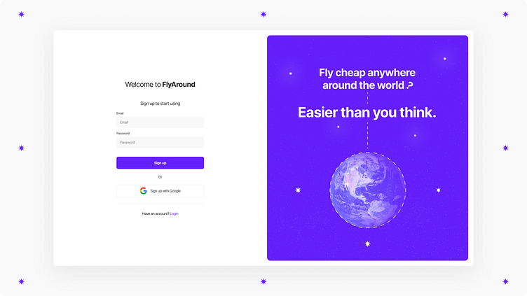 Booking sign up page by Daniil on Dribbble Booking sign up page by Daniil on Dribbble