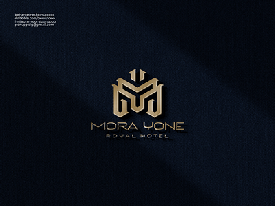 Mora Yone Monogram Logo graphic design lettermark