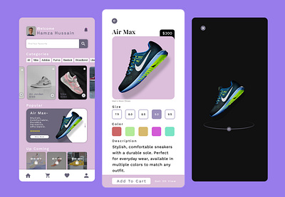 Shoes app - attractive shoes buying app app design figma hire me shoes app shoes app design ui ui ux ui ux design ux
