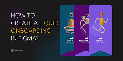 ONBOARDING - Liquid Swipe Animation animation liquid animation login screens mobile ui onboarding ui screens uiux