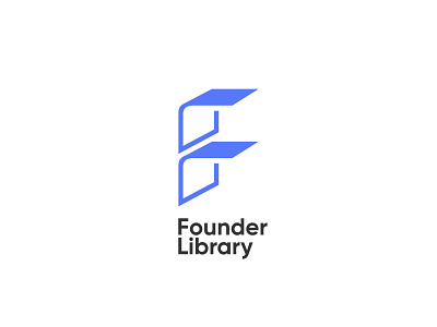 Founder Library Logo Design_1 brand brand identity branding design graphic design identity illustration logo logo design logo designer logodesign mark minimalist logo modern logo symbol vector