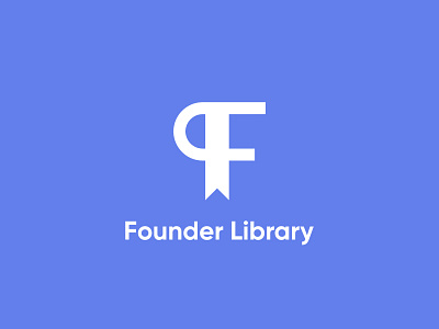 Founder Library Logo Design_3 brand brand identity branding identity logo logo design logo designer logo mark logodesign logos logotype mark minimalist logo symbol typography visual identity
