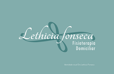 Identidade visual Dra Lethicia Fonseca adobe ilustrator adobe photoshop branding design de embalagens fisioterapia graphic design identidade vidual logo