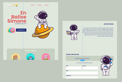 EnBaliseSimone from space des design graphic design illustration ui