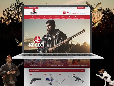 Kececi Hunting Web Design design graphic design ui ux