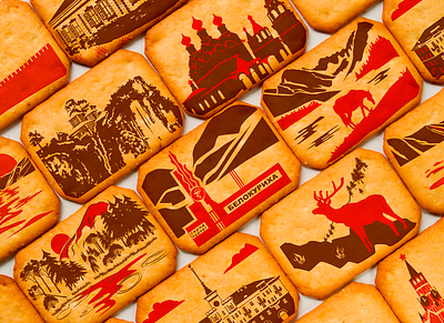 Vector illustrations for printing on cookies. branding design graphic design illustration logo typography vector