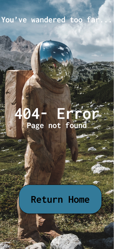 UI Design Challenge 008, 404 Page