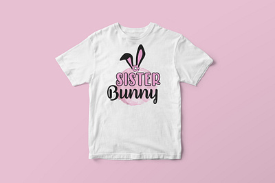 Sister Bunny, Easter Sublimation clipart design easter easter bunny sublimation easter clipart easter design easter family bundle easter sublimation easter t shirt design graphic design graphic tees merch design sublimation sublimation design sublimation file sublimation png t shirt designer tshirt design typography typography tshirt design