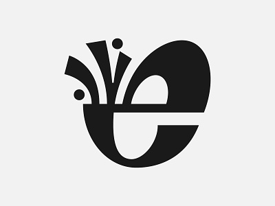 The letter E - Logo design, branding, icon, plant abstract logo branding icon letter e letter e logo lettering logo logo design logotype minimalist logo modern logo monogram retro logo typography