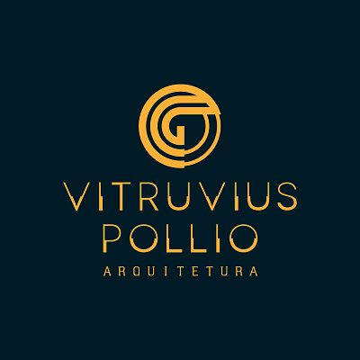 Marca | Vitruvius Pollio Arquitetura adobe illustrator arquitetura branding graphic design identidade visual logo