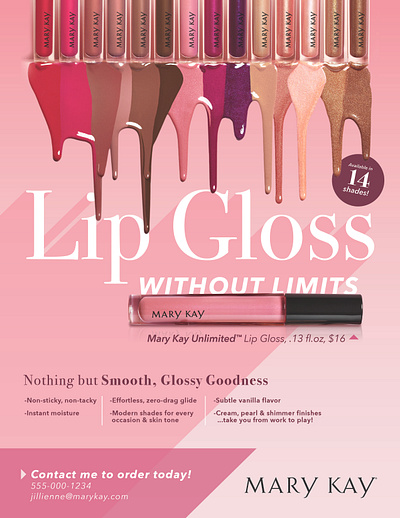 Mary Kay Flyer cosmetic flyer print