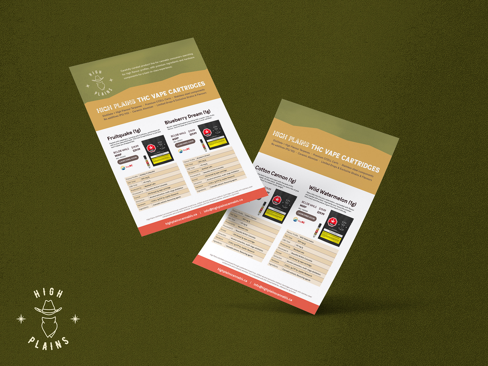 Cannabis Sell Sheet Design by Darkroast.co on Dribbble