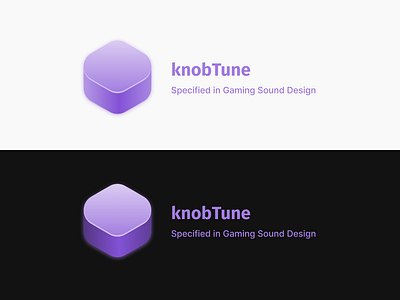 knobTune bold branding design logo logo design