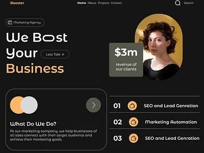 Meet Booster design graphic design ui web webdesign