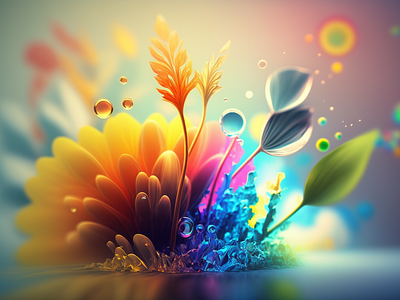 Nature & Colors ai images beautiful colors graphic design graphics illustration images nature patterns splash of colors