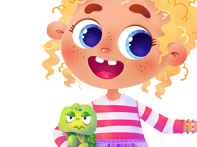 CHARACTER DESIGN FOR THE CHILDREN BOOK – ALIA book character children illustration design illustration mascot procreate