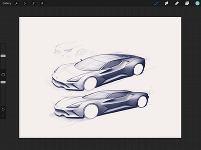 Car Concept Sketches - WIP car design car sketches industrial design