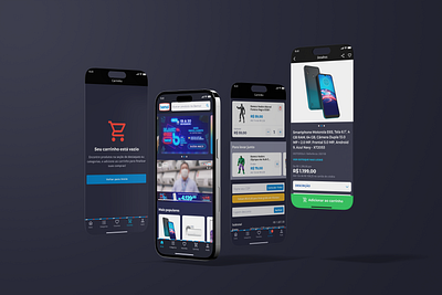 App Bemol - Black Friday (Dark Theme) app black friday branding dark iphone product design retail theme ui