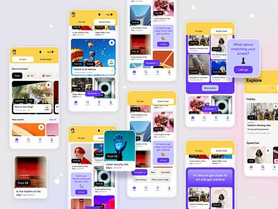 Some entertainment? app branding design event graphic design illustration mobile ui vector