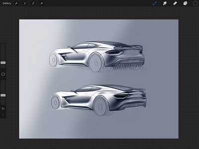 Luxury Sports Car Concept Sketch automotive design car concept car design car sketch concept design