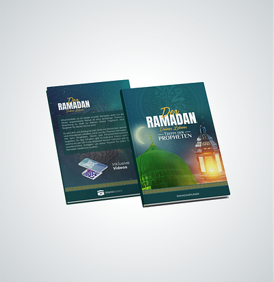 Book cover design, Islamic (Ramadan Planer) 2023 book book cover bookcover branding design graphic design illustration islamic logo trend