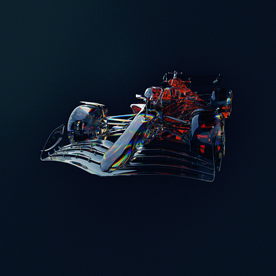 Glass Formula 1 Car 3d c4d car cinema 4d f1 formula1 octane racing render