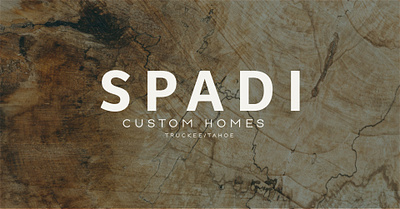 Spadi Custom Homes Wordmark branding branding design design logo