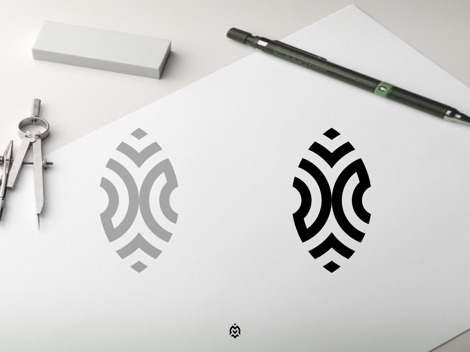 Un Monogram Logo Concept By Mbah_menirr On Dribbble