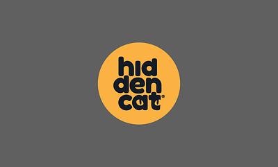 HIDDEN CAT - logo branding cat design hidden illustration logo negative space vector