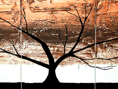 copper tree wall art abstract tree paintings abstract abstract tree paintings copper tree wall art original abstract original abstract art uk painting triptych