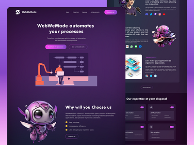 WebWeMade IT development agency landing page agency clean design creativity design digitalagency discover innovation landingpage minimal mobilefirst onlinemarketing tech technology trending ui design uiux web design webagency webdesign webdevelopment