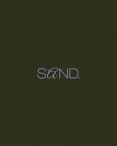 SAND. | 01 brand brand design branding branding concept branding design design illustration logo ui vector
