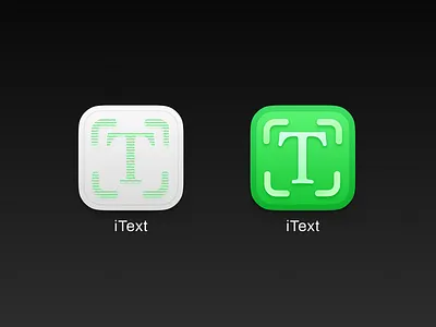 iText Icon for macOS Big Sur icon icons ui