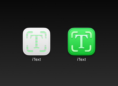 iText Icon for macOS Big Sur icon icons ui