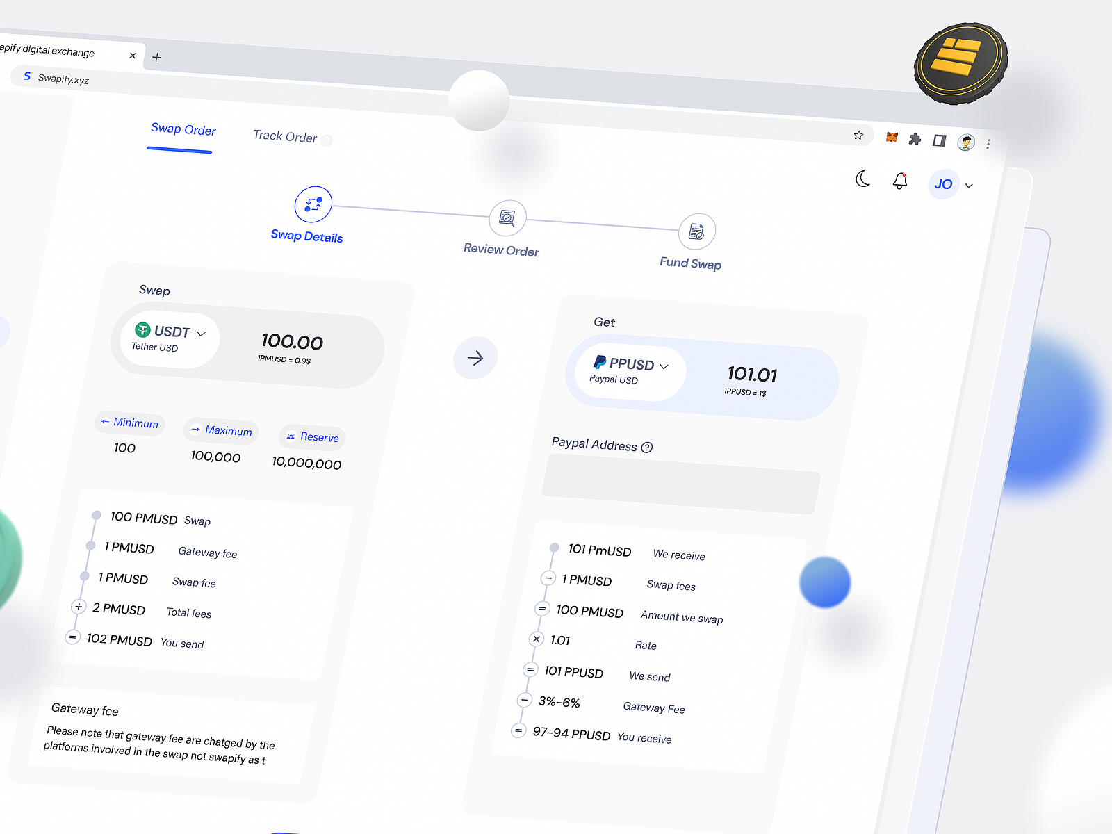 Digital currency exchange by Joseph Odeyemi on Dribbble