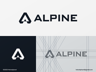 Alpine - mark II abstract logo design bold logo concepts brand design branding creative logo designs geometric logo design glacier icon letter a logo letter mark logo logo logo design logo design grid logo mark logotype minimalist logo modern logo mountain top negative space logo triangular logo