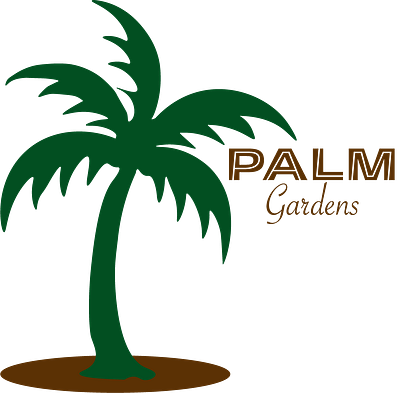 Palm Garden Logo Design design graphic design illustration typography ui ux vector