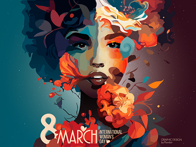 8 March adobeillustrator design graphic design illustration vector