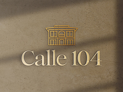 Calle 104 - Visual & Verbal Identity brand identity branding branding identity corporate digital marketing graphic design illustration logo design mockups ooh poster design real estate social media verbal identity visual identity