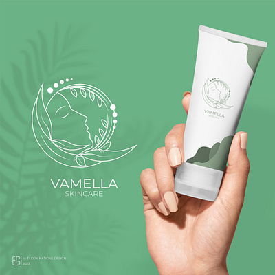 Vamella Skincare Logo Concept branding graphic design logo logoideas logoinspiration monogram
