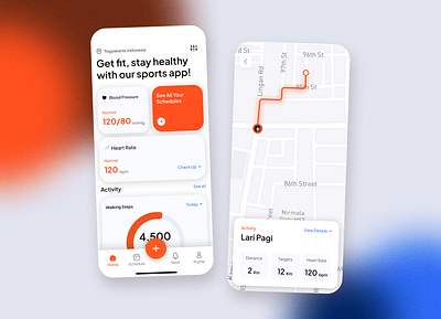 LooizeCare - health App app clean design fitness gym gym app health health app health care mobile app running simple sport sports statistics tracker trackers web design yoga yoga app