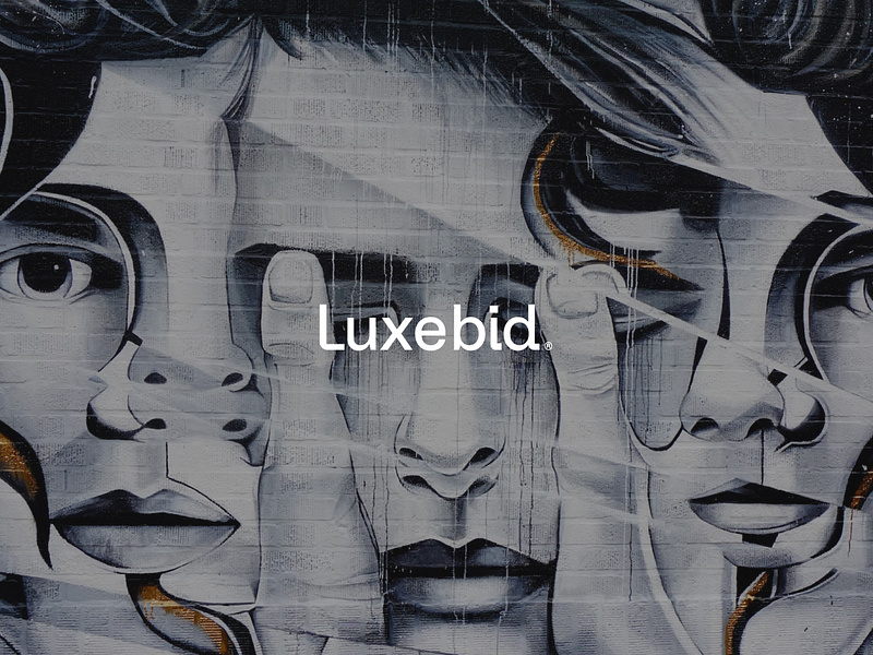 Luxebid logo design