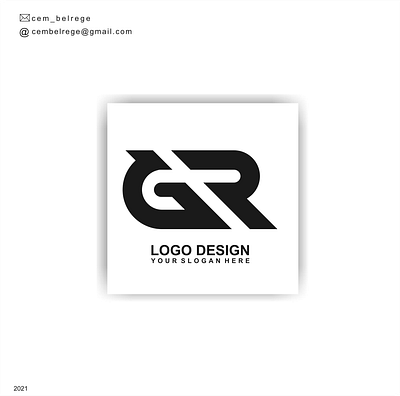 monogram gr 3d animation branding design graphic design icon illustration logo motion graphics typography ui ux vector