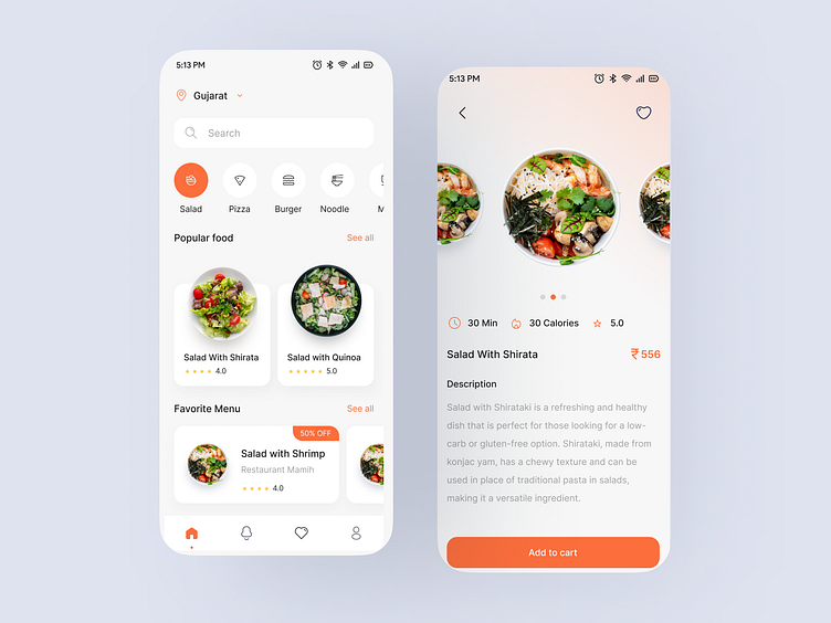 Salad App Concept: Where Healthy Eating Meets Deliciousness. by Jatin ...